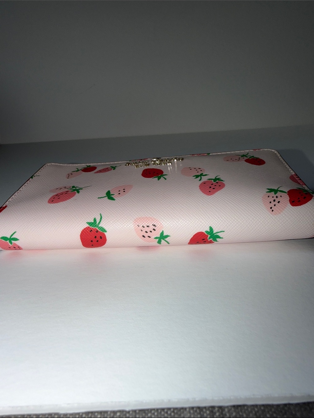 kate spade pink strawberry print wallet - Picture 8 of 8